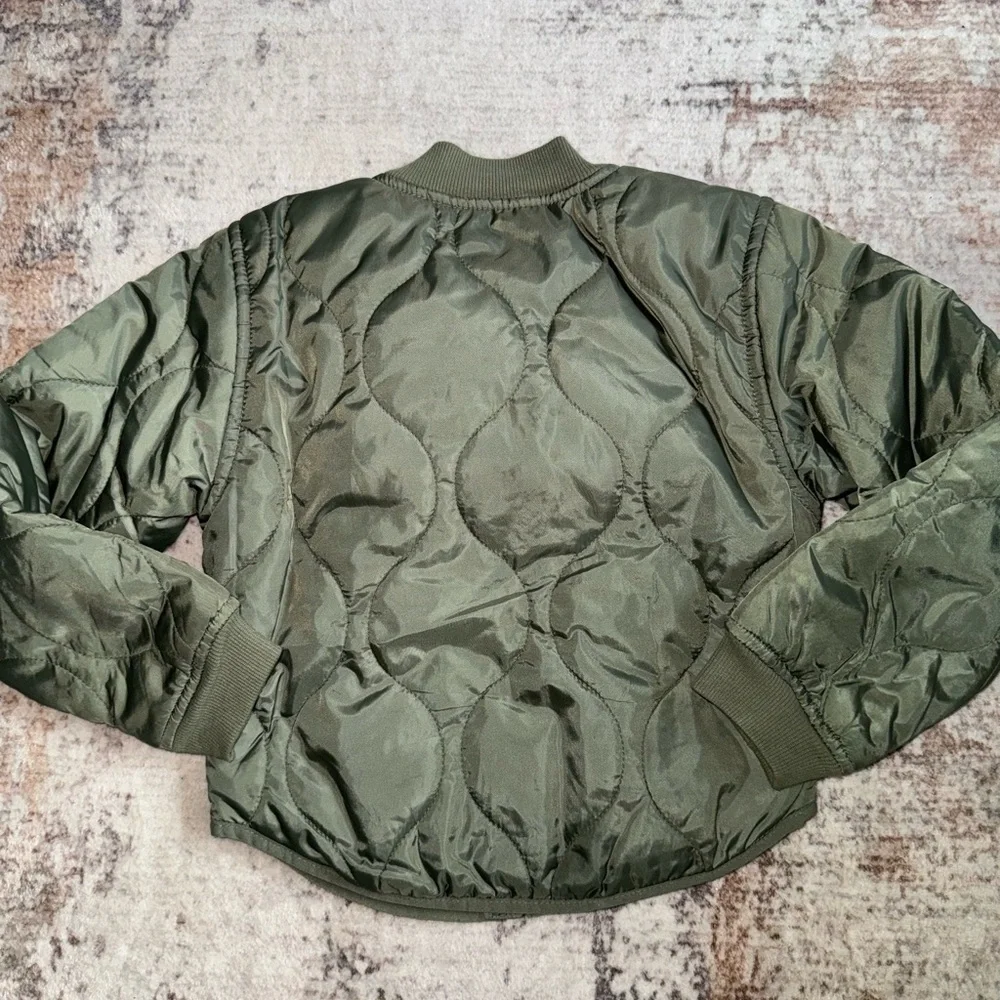 OshKosh B'gosh Olive Green Quilted Puffer Jacket size 5T